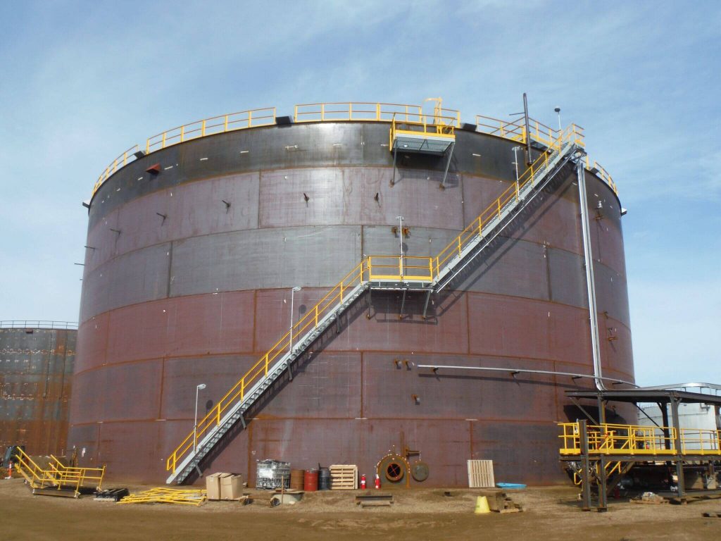 New Tank Construction - Mine Diesel Tank - Elite Integrity Services